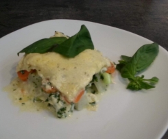 Karotten-Kohlrabi-Lasagne