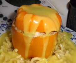 Paprikaschoten mit Pute 