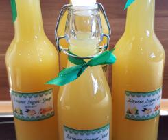 Ingwer Zitronen Honig Sirup (mit Erhalt von Vitaminen), gut bei Erkältung oder zur Vorbeugung!
