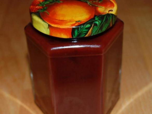 Variation von Zwetschgen-Schoko-Marmelade