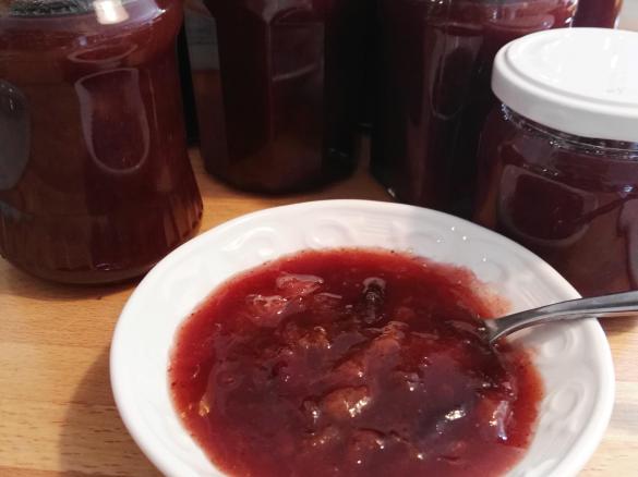 Pflaumen Glühwein Marmelade