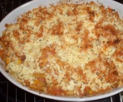 Nudelauflauf mit Thunfisch in Tomatensahne