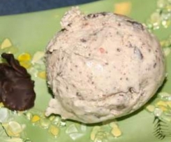 Variation von Bananen - Schoko - Buttermilch Eis