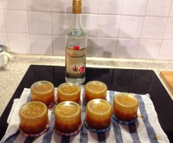 Marillenmarmelade (Aprikosenmarmelade) mit Schuss