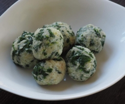 Spinat-Gorgonzola-Knödel