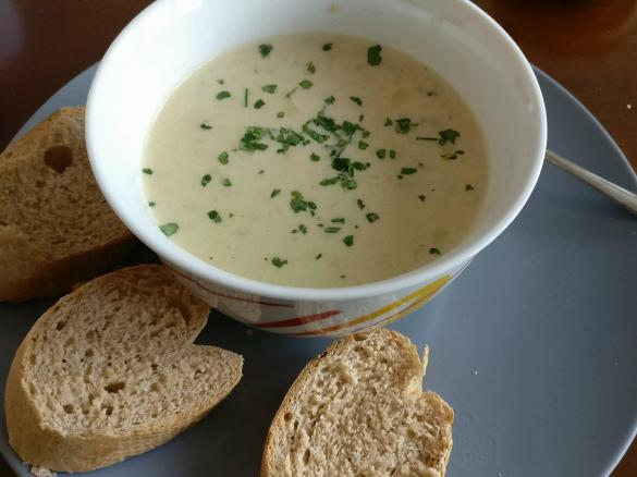 Dienchen's würzige Käse-Lauch Suppe