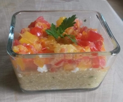 Quinoa-Schicht-Salat