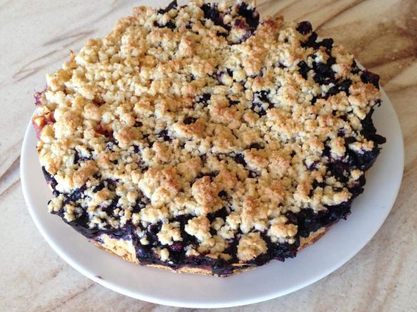 Blaubeerkuchen mit perfekten Streuseln oder mit Pflaumen