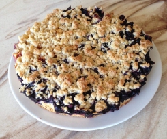 Blaubeerkuchen mit perfekten Streuseln oder mit Pflaumen