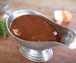 Dunkle Grundsauce, vegetarisch