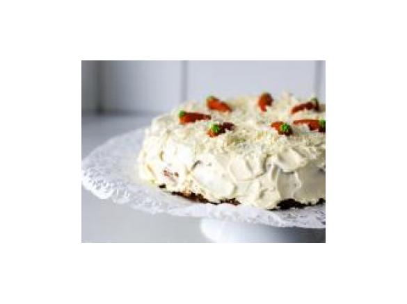 Variation von Carrot cake mit Vanilla Frosting - Karottentorte