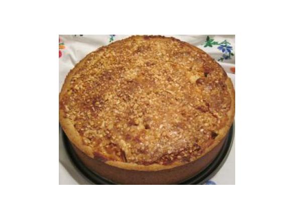 Apfeltorte mit Sahneguss