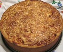 Apfeltorte mit Sahneguss