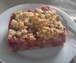 Erdbeer-Streuselkuchen, vegan