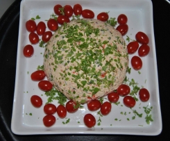 Basilikum-Frischkäse-Terrine