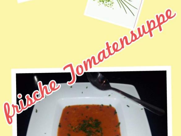 Frische Tomatensuppe