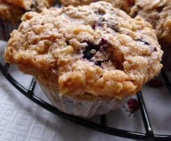 American Blueberry Muffins / Blaubeer Muffins