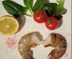 Gerrys Riesengarnelen mit Thailändischem Duftreis und mit Knoblauchmayonnaise