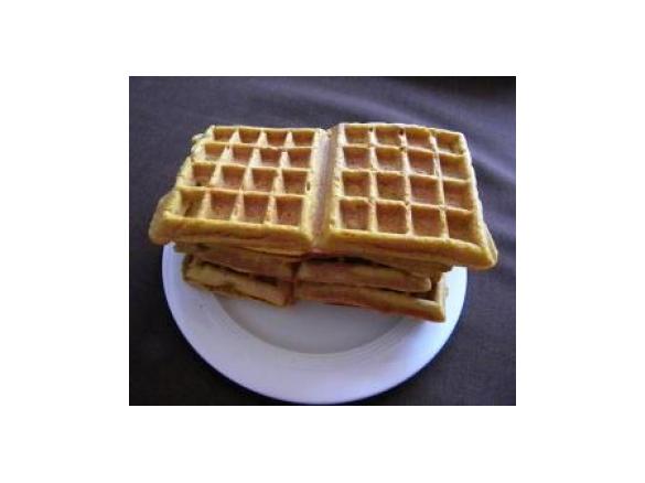 Variation von Kürbiswaffeln