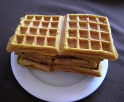 Variation von Kürbiswaffeln