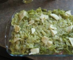 Makkaroni-Wirsing-Auflauf