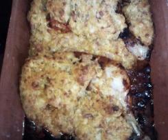 Hähnchenschlegel mit Senfkruste