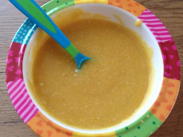 Nektarinen-Banane-Hirse-Brei (GOB)