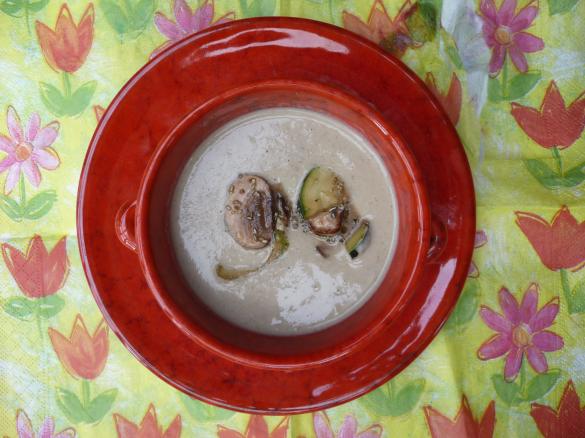 Pilzsüppchen ROH VEGAN