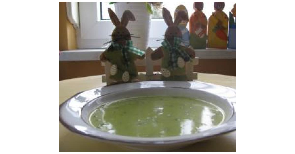 grünes Bärlauchsüppchen mit Creme fraiche WW von Tina 1964. Ein ...