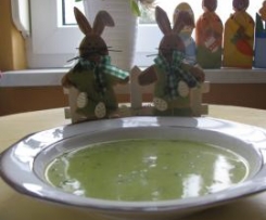 grünes Bärlauchsüppchen mit Creme fraiche WW