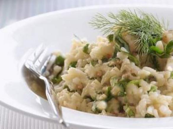 Kabeljau-Fenchel-Risotto