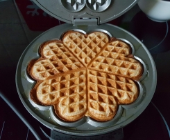 Waffeln mit Haselnüssen