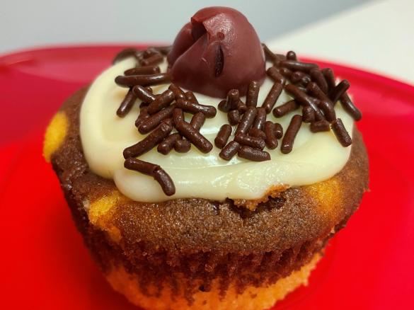 Kirsch Muffins (ähnlich Donauwelle)