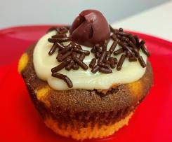 Kirsch Muffins (ähnlich Donauwelle)