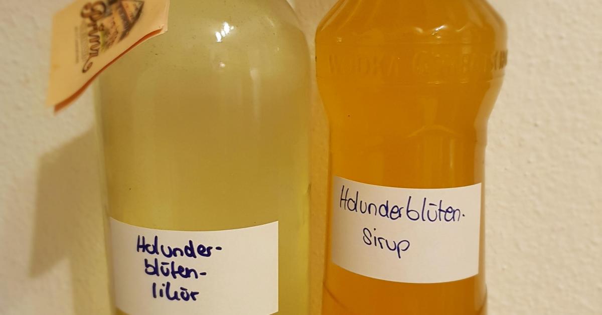 Variation Holunderblütensirup - superschnell und superlecker von . Ein ...