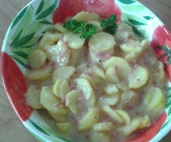 Variation von Kartoffelsalat