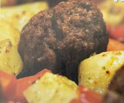 Wildfrikadellen vom Blech (Reh / Wildschwein)