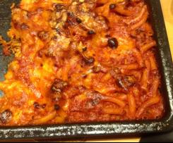 Nudel- Hackfleisch Ofenauflauf alla Mamma