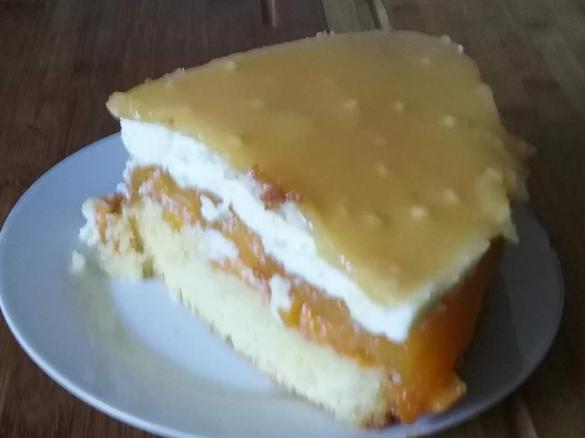 Pfirsich Maracuja Torte