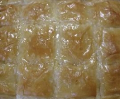 Galaktoboureko - griechisches Blätterteigdessert