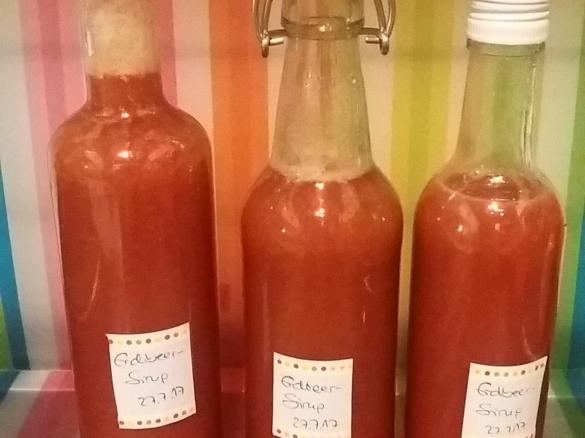 Erdbeer-Sirup ~ natur