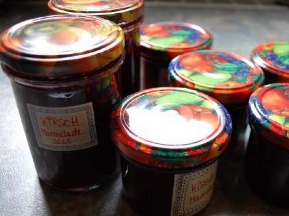 Kirsch-Ingwer Marmelade - auch für Diabetiker geeignet