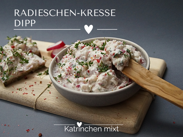 Radieschen-Kresse-Dipp