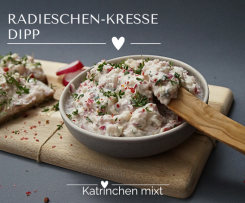 Radieschen-Kresse-Dipp