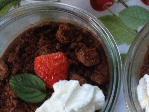 Schoko - Minz - Nachspeise