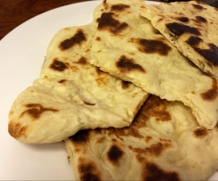 Naan - weiches indisches Fladenbrot
