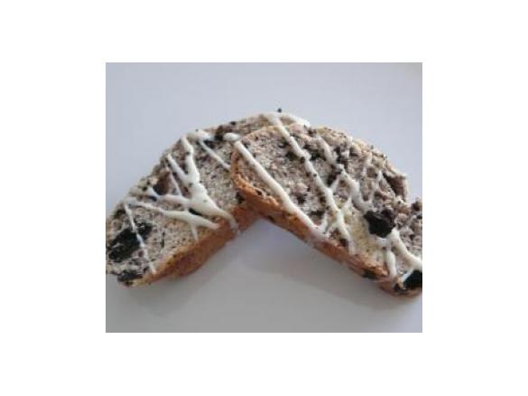 Oreo-Biscotti mit weißer Schokolade (Cantuccini)
