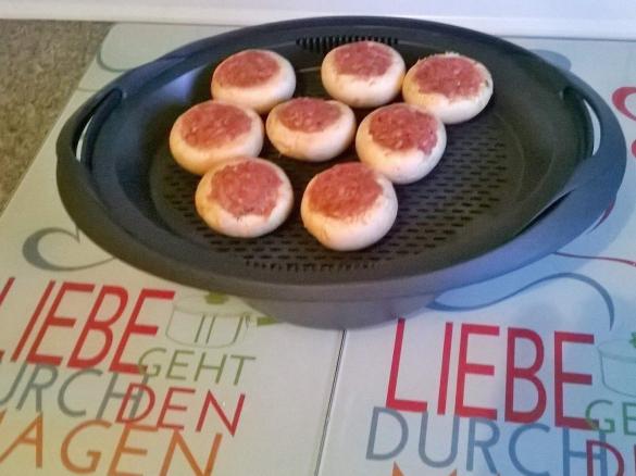 überbackene gefüllte Champions