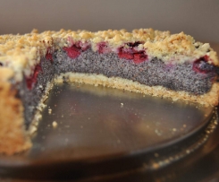 Mohn-Quarkkuchen mit Streuseln