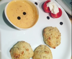 Blumenkohl-Mozzarella-Bällchen